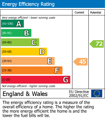 EPC Graph for Mill Lane, Newton-In-The-Isle, PE13