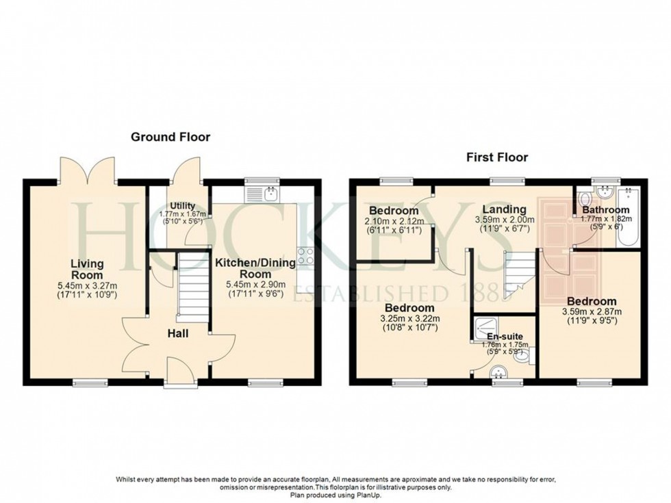 Floorplan for Hundred Acre Way, Red Lodge, IP28