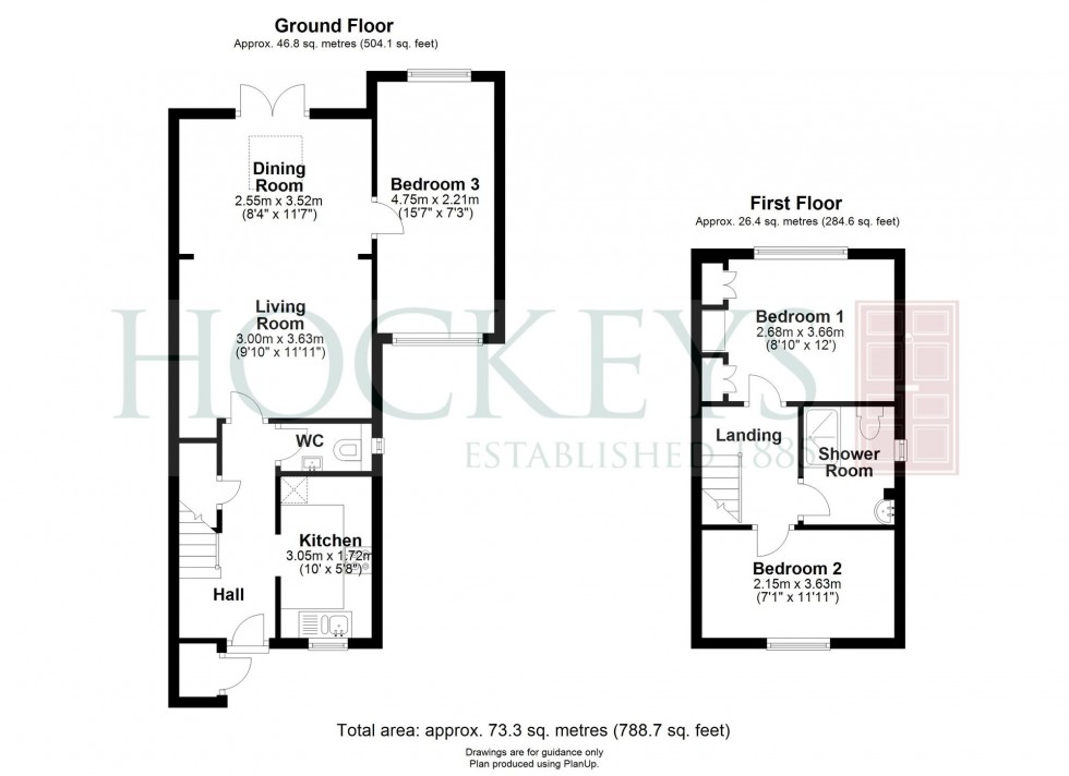 Floorplan for Lucerne Close, Cambridge, CB1