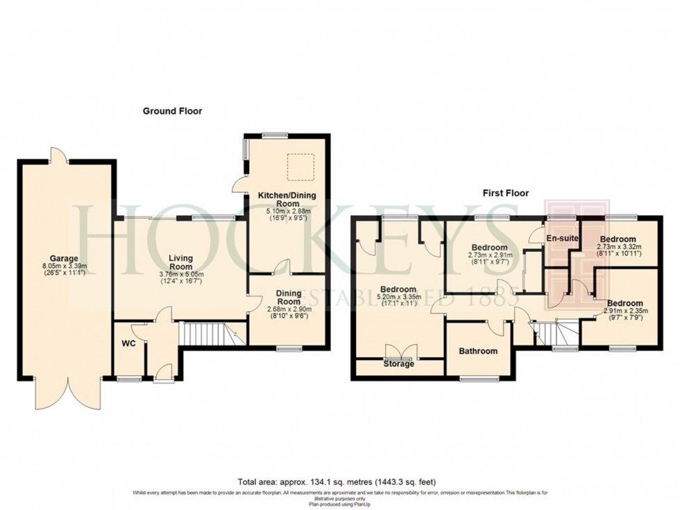 Floorplan for Humphries Way, Milton, CB24