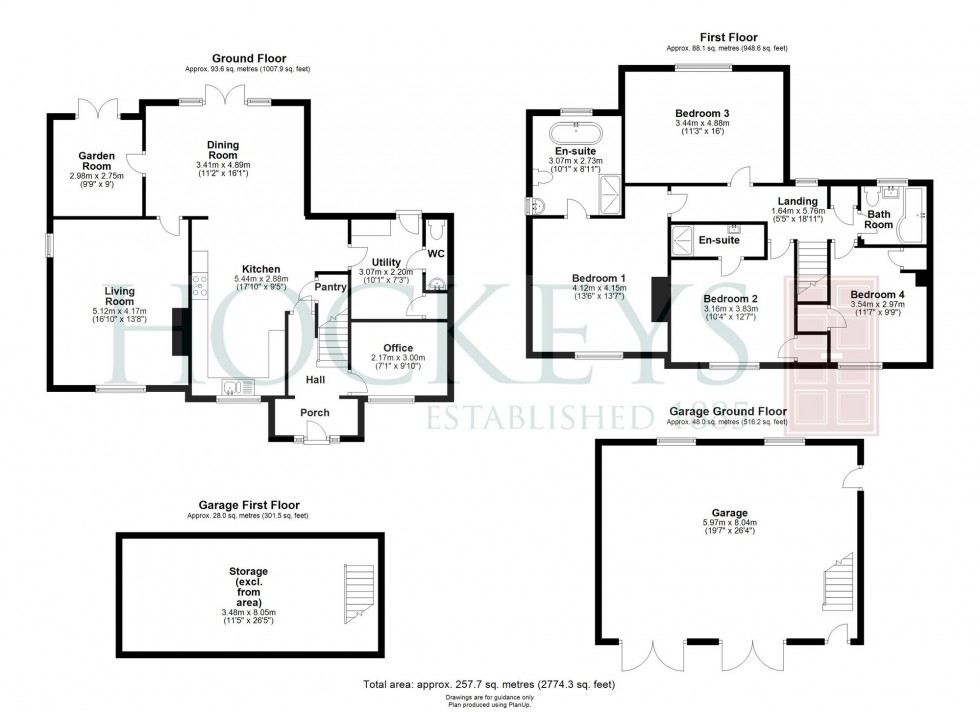 Floorplan for Nosterfield End, Castle Camps, CB21