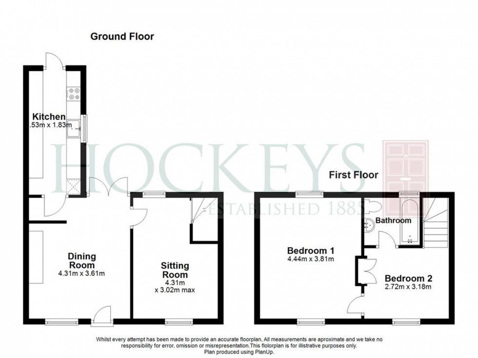 Floorplan for High Street, Swavesey, CB24