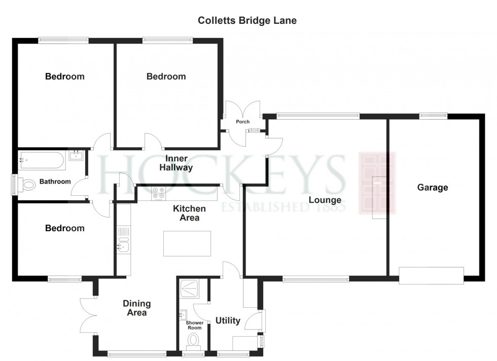 Floorplan for Colletts Bridge Lane, Elm, PE14