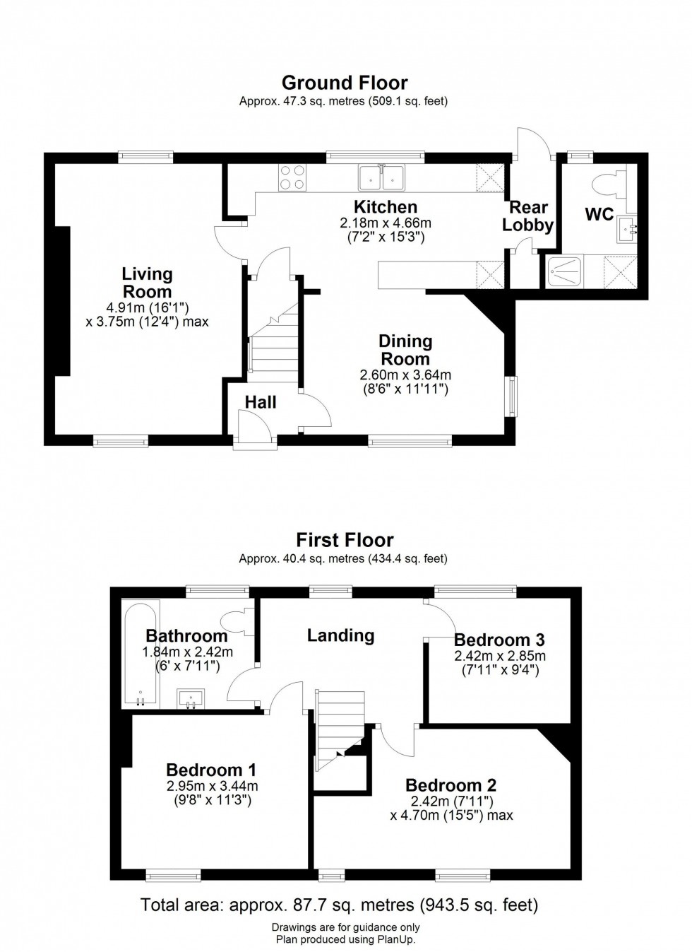 Floorplan for Toft Way, Great Wilbraham, CB21