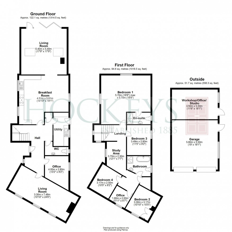 Floorplan for Newington, Willingham, CB24