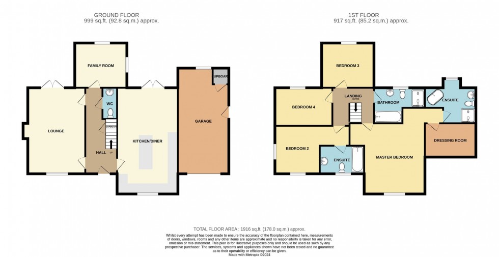 Floorplan for Parkside, Manea, PE15