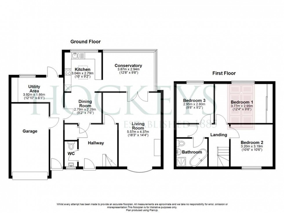 Floorplan for Mill Road, Over, CB24