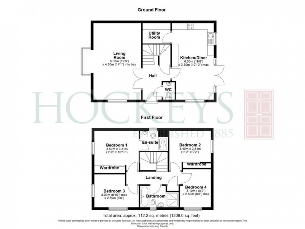 Floorplan for Gale Close, Swavesey, CB24