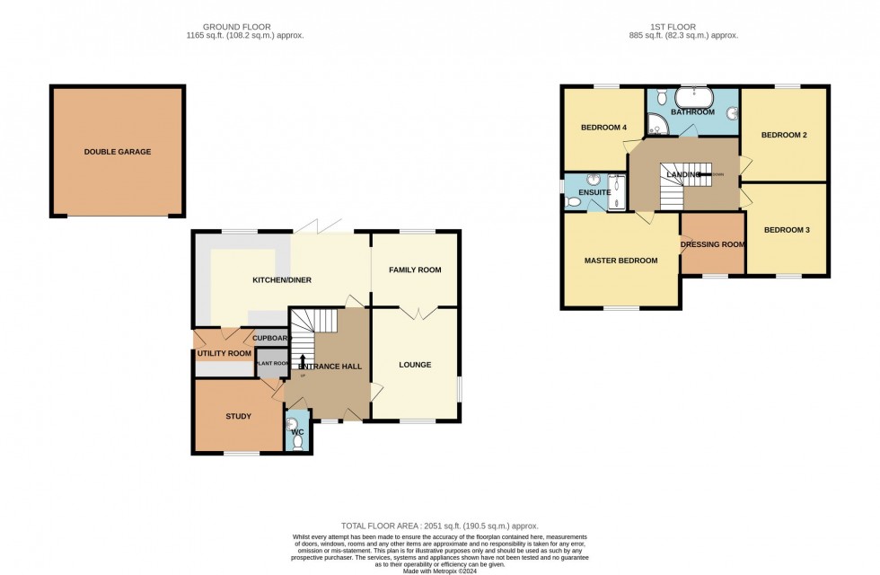 Floorplan for Poplar Fields Drive, Walton Highway, PE14