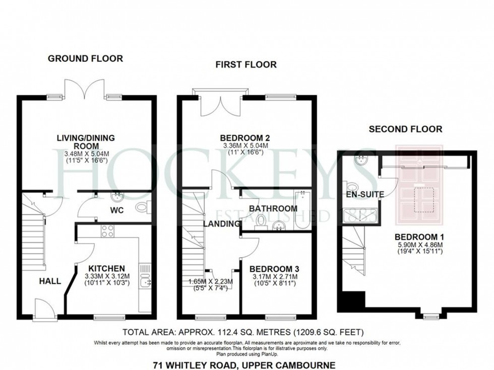 Floorplan for Whitley Road, Upper Cambourne, CB23