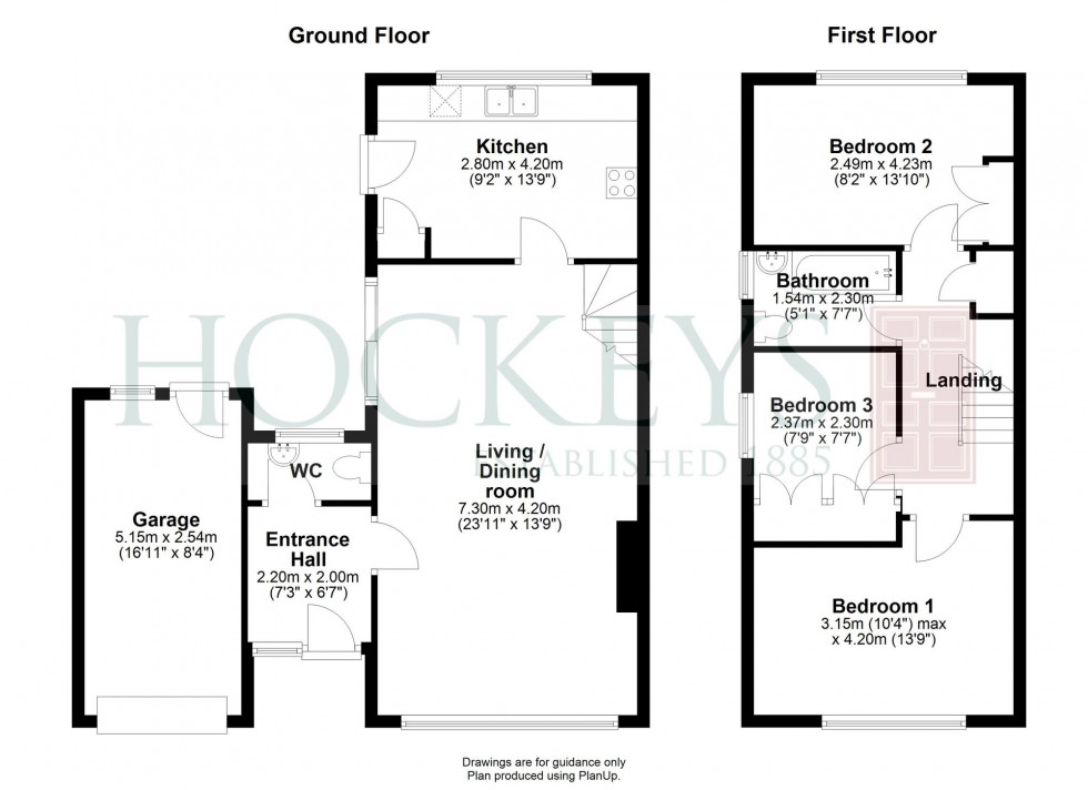 Floorplan for Kelsey Crescent, Cambridge, CB1