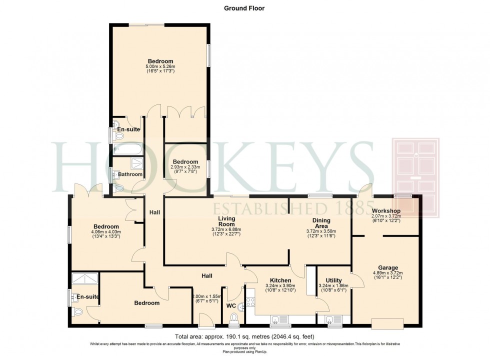 Floorplan for Selwyn Close, Newmarket, CB8