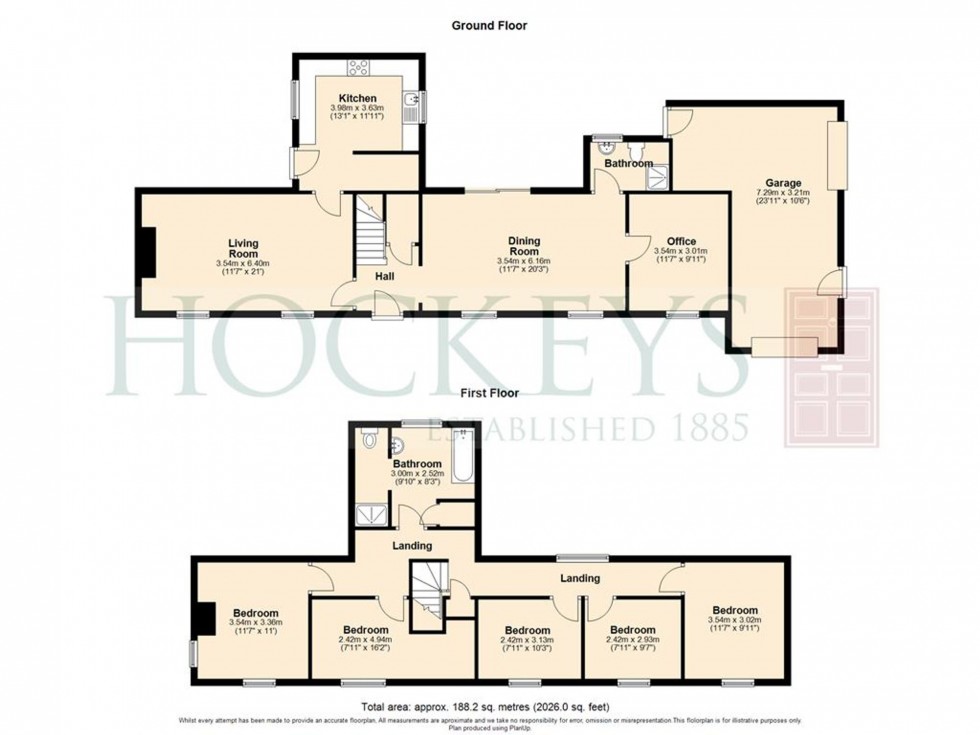 Floorplan for Qua Fen Common, Soham, CB7