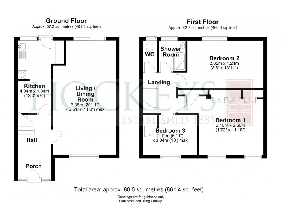 Floorplan for Woodhouse Way, Cambridge, CB4