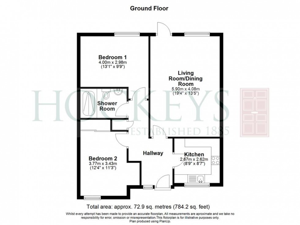 Floorplan for High Street, Cottenham, CB24