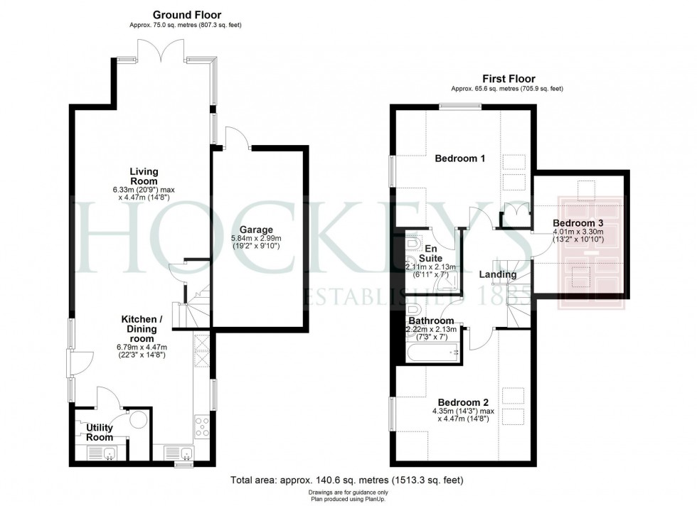 Floorplan for Kinsey Place, Linton, CB21