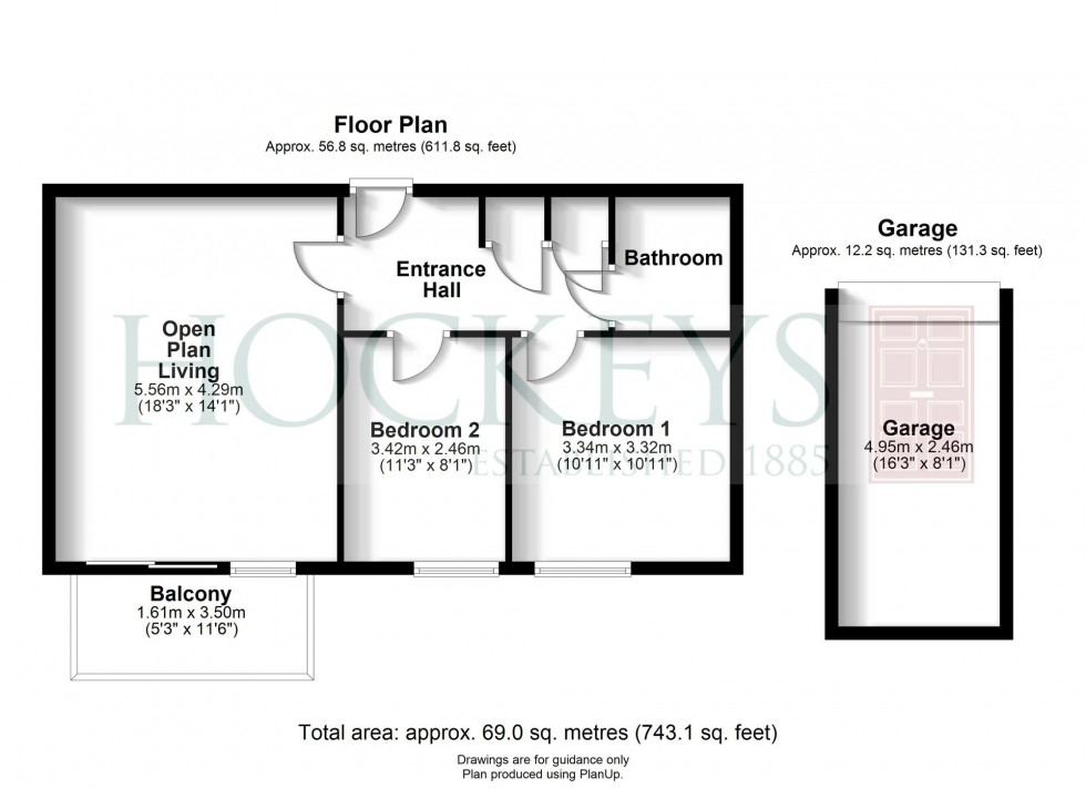 Floorplan for Spring Drive, Trumpington, CB2