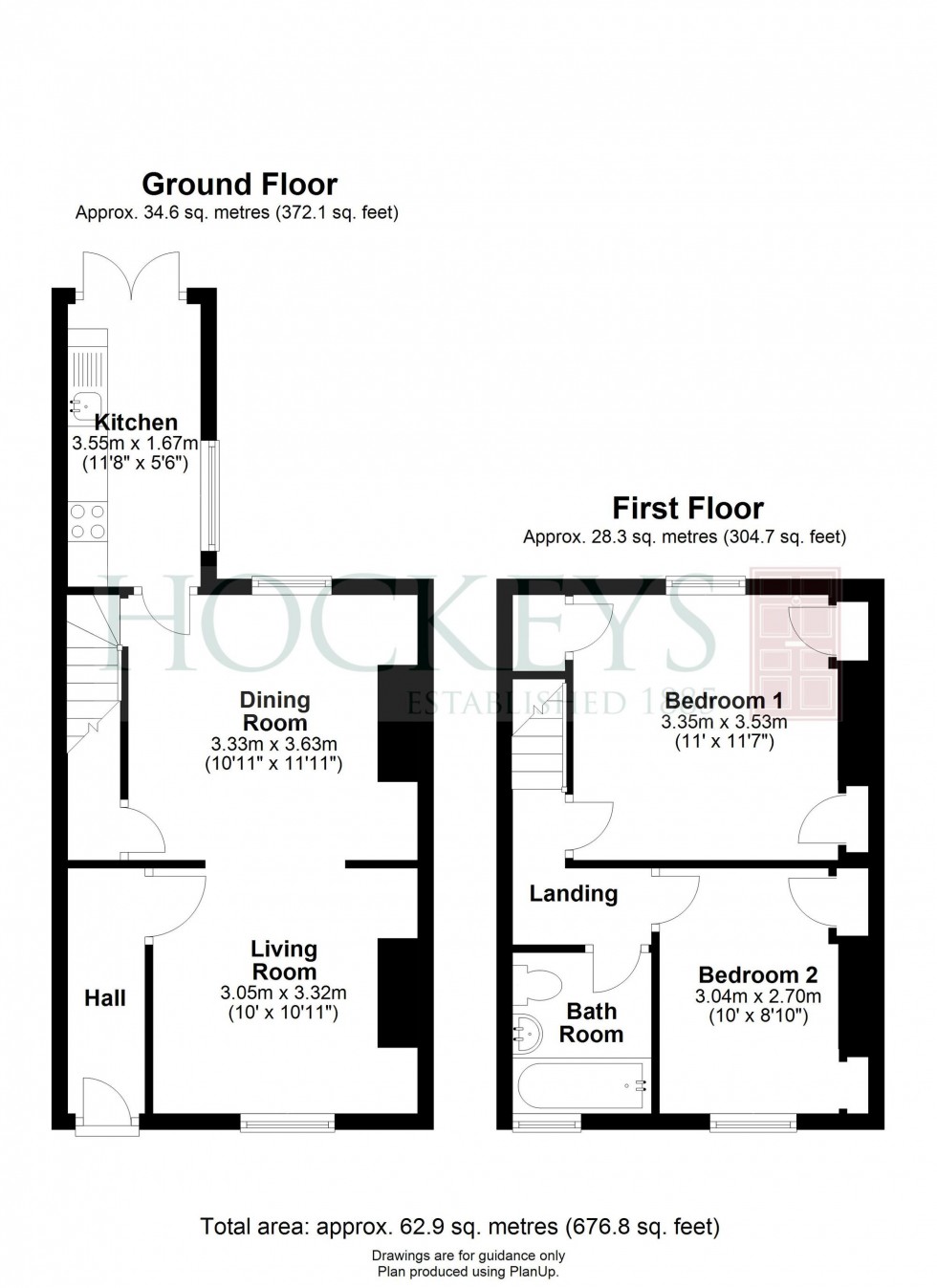 Floorplan for Mill Street, Cambridge, CB1