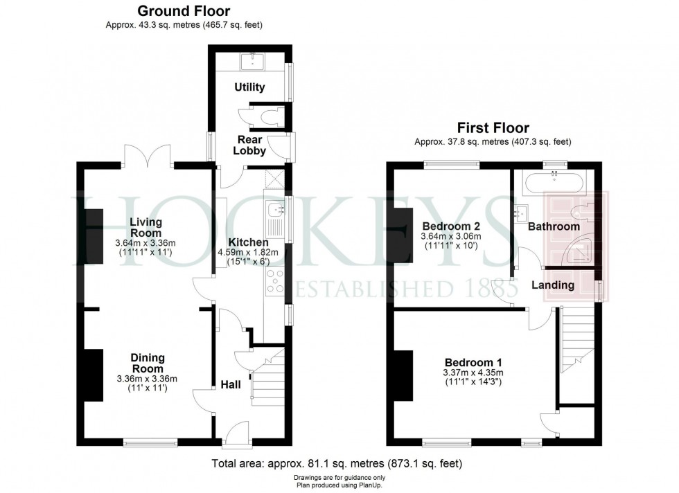 Floorplan for Westfield, Willingham, CB24