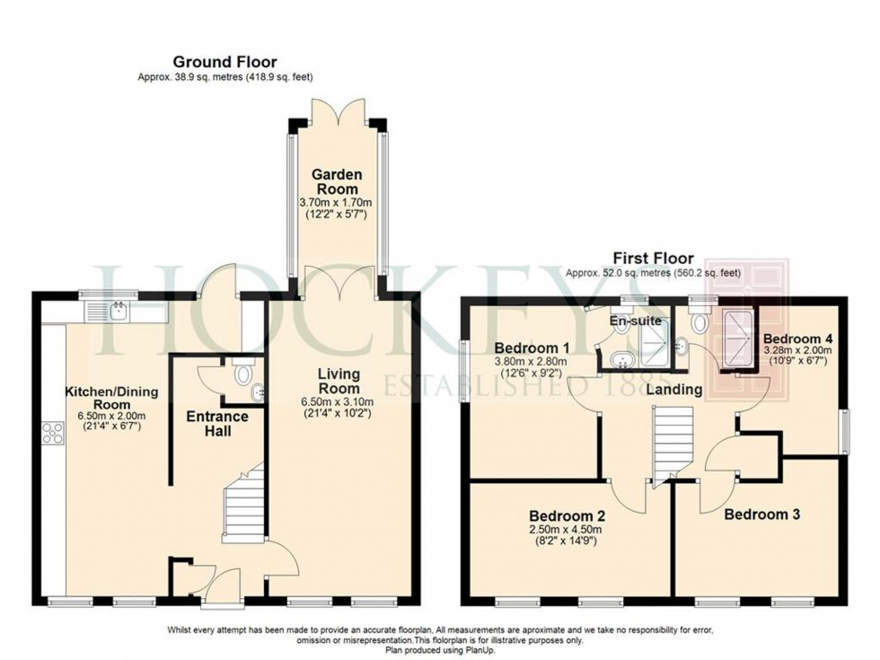 Floorplan for Aspinalls Yard, Willingham, CB24