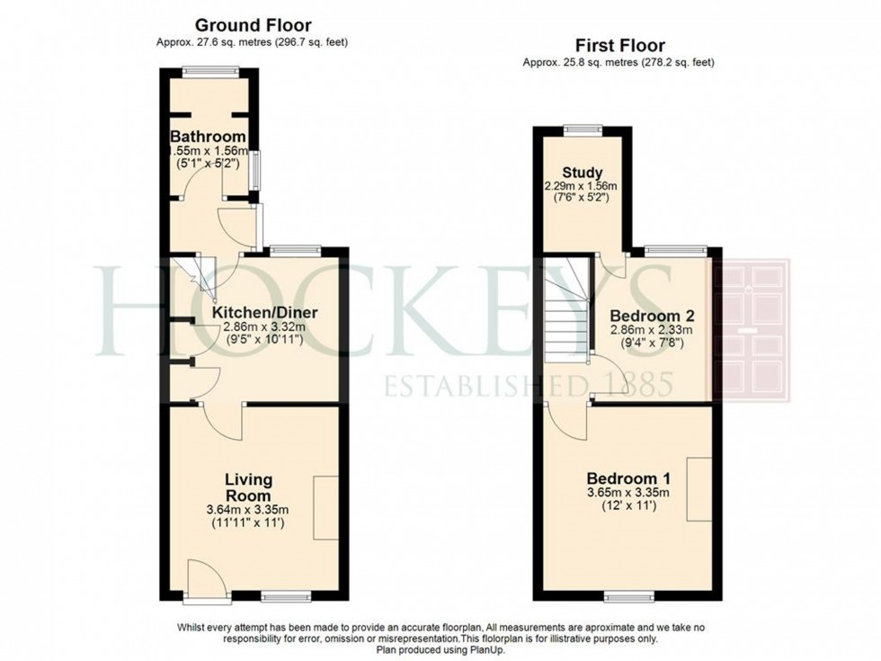 Floorplan for Hale Street, Cambridge, CB4