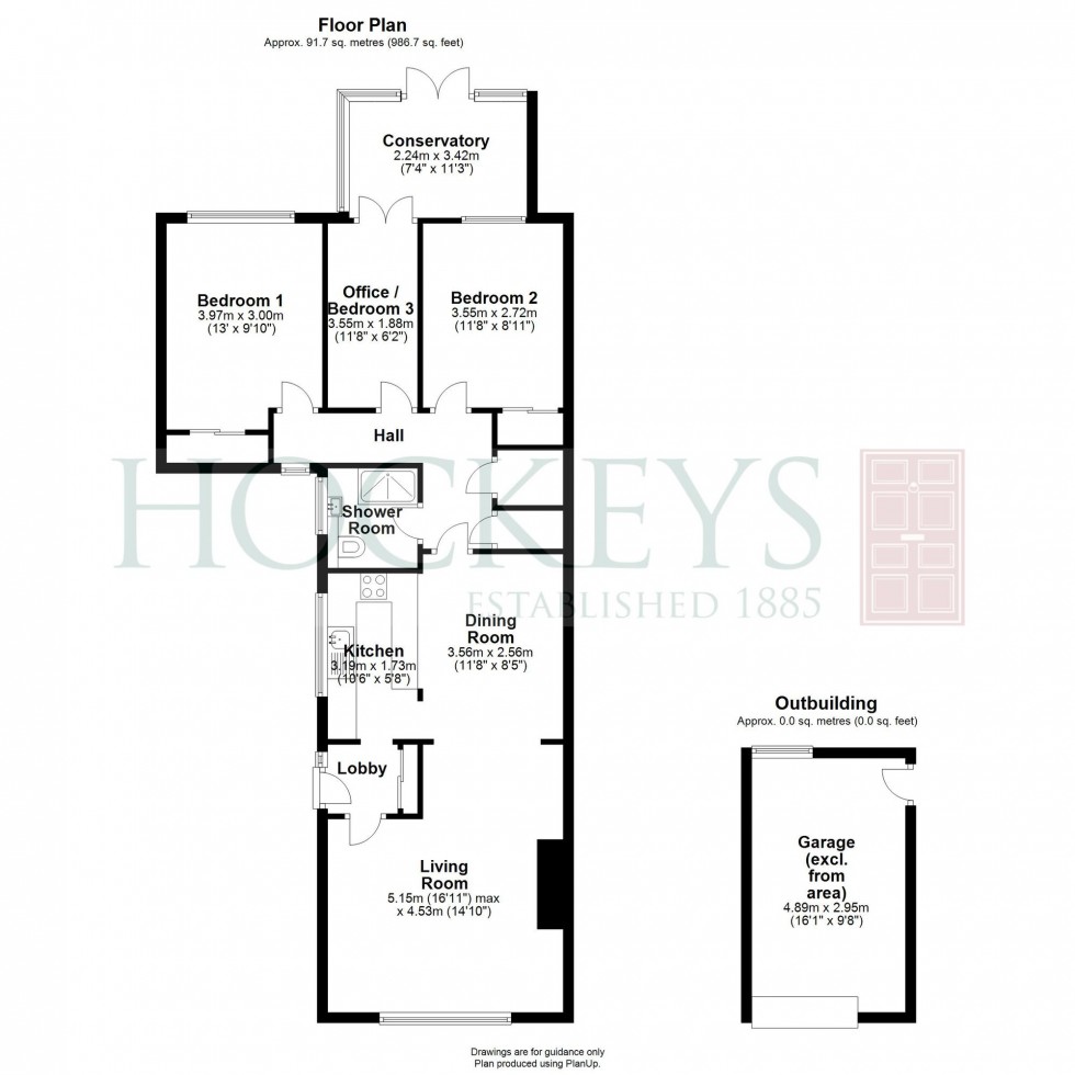 Floorplan for Long Lane, Willingham, CB24