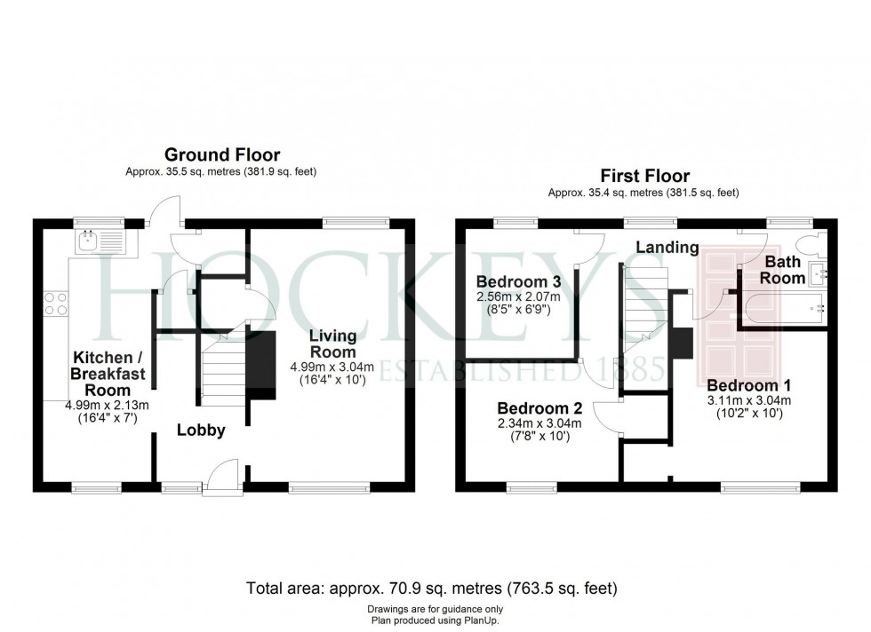 Floorplan for Mere Way, Cambridge, CB4