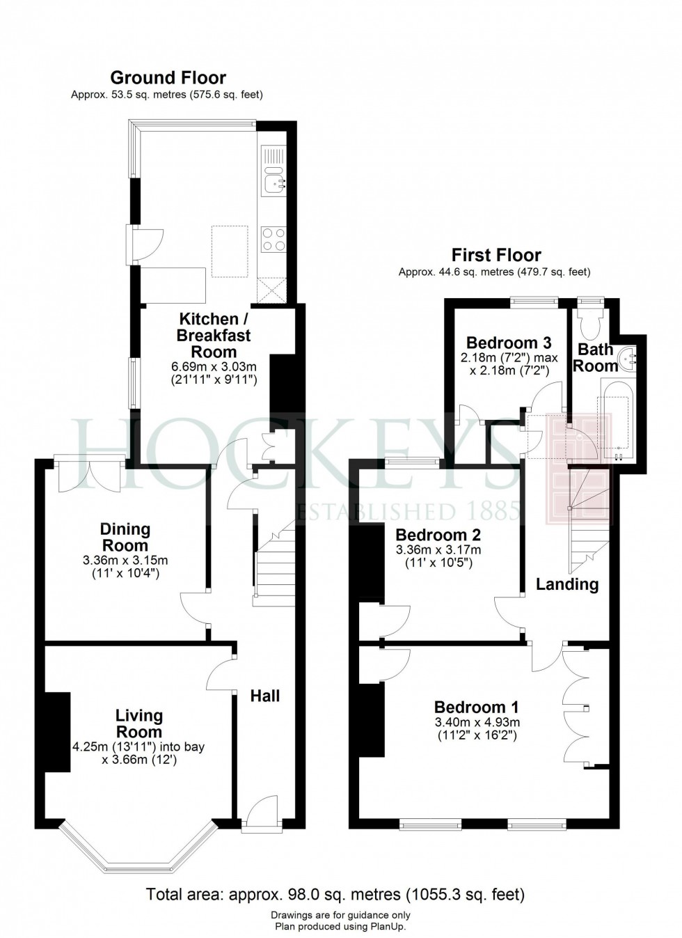 Floorplan for Emery Street, Cambridge, CB1