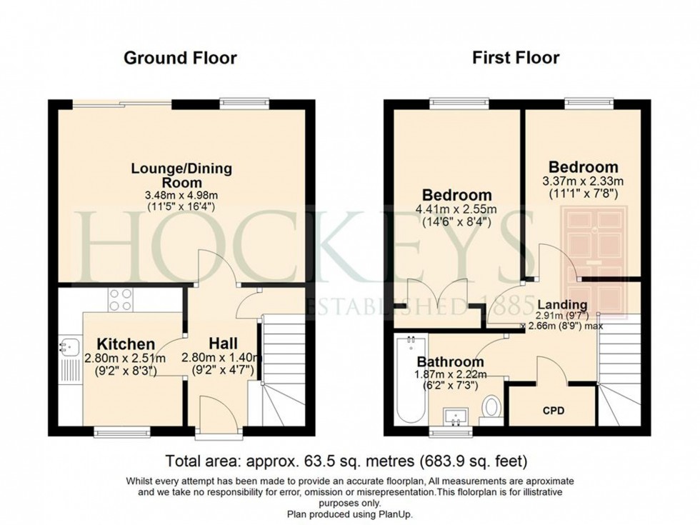 Floorplan for Aureole Walk, Newmarket, CB8