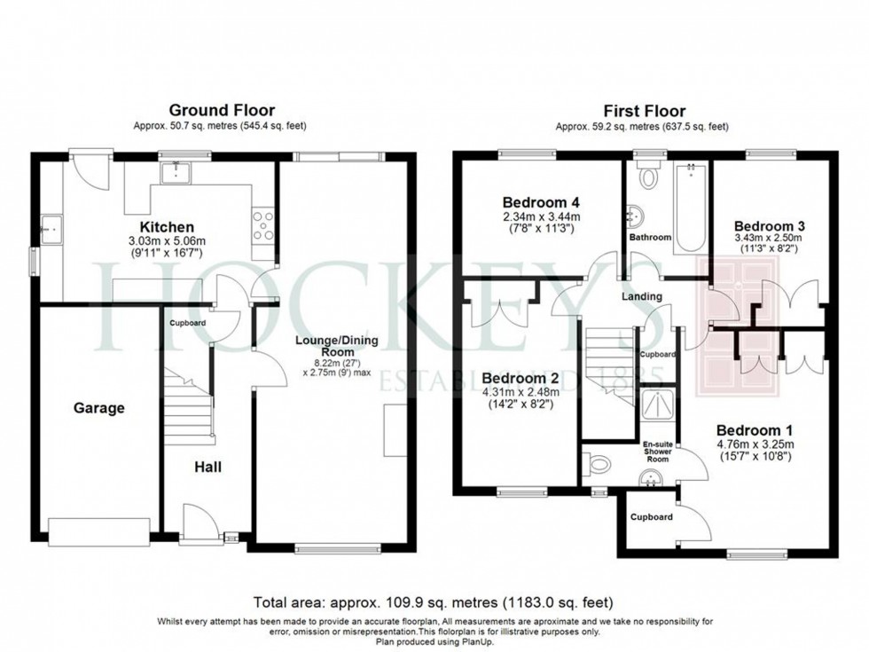 Floorplan for Clover Court, Linton, CB21