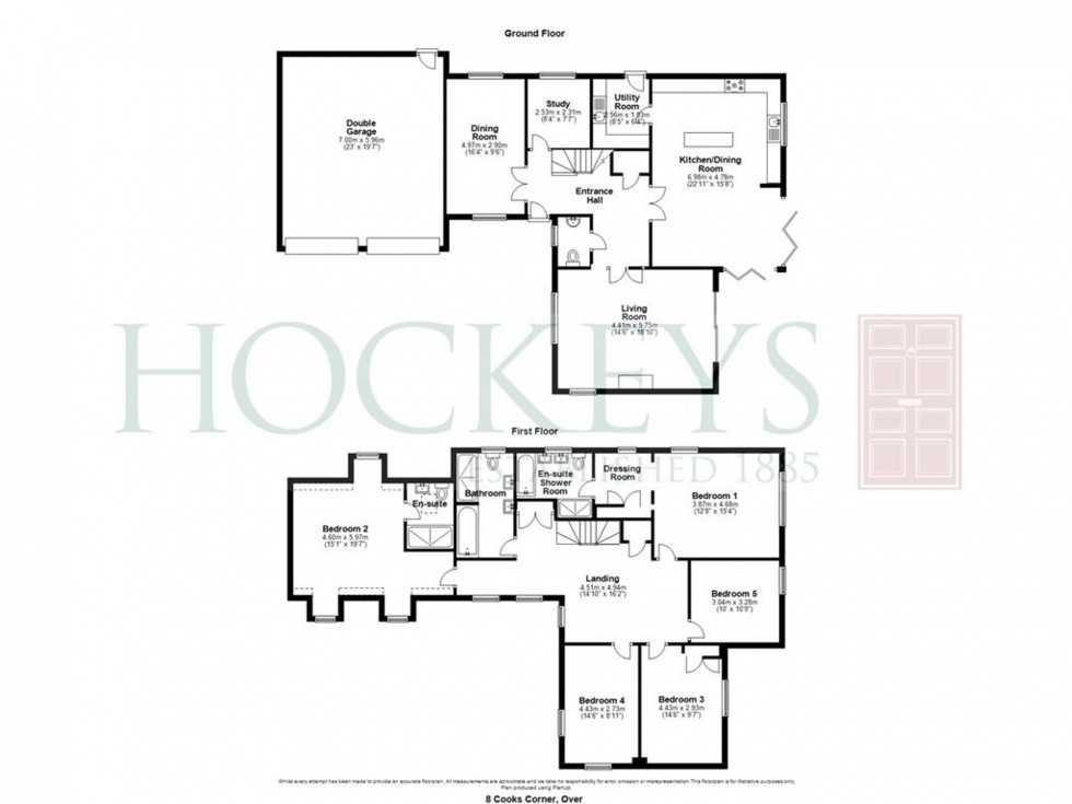 Floorplan for Fen End, Over, CB24