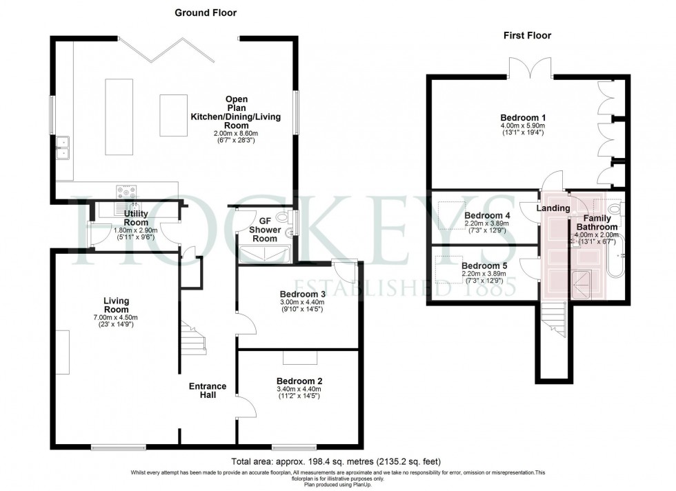 Floorplan for Cow Lane, Rampton, CB24