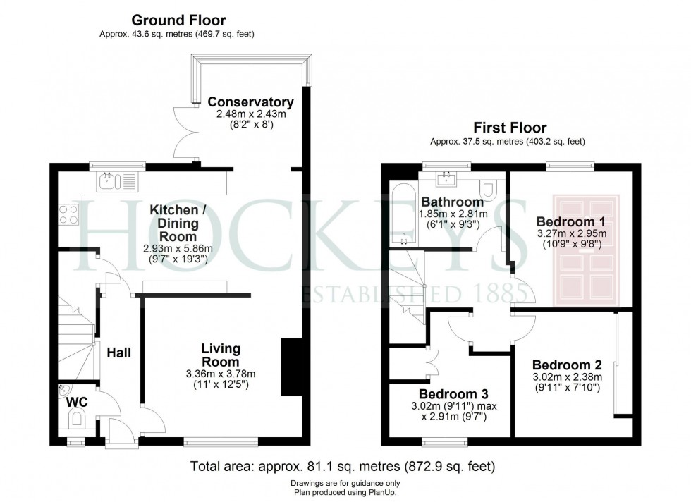 Floorplan for The Grip, Linton, CB21