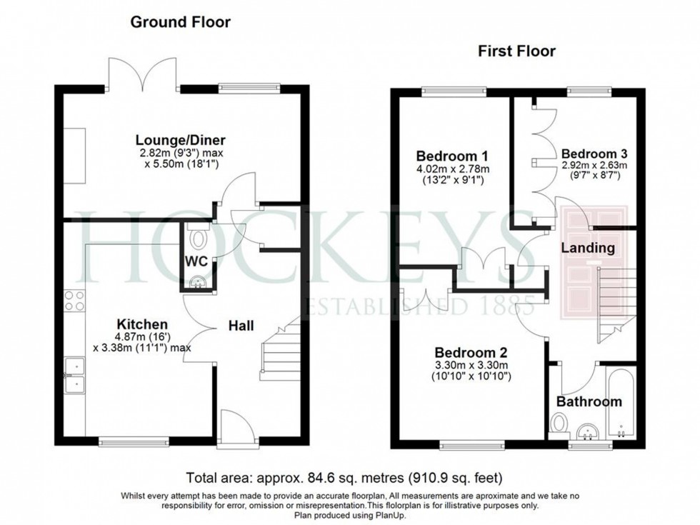 Floorplan for Letterpress Lane, Papworth Everard, CB23