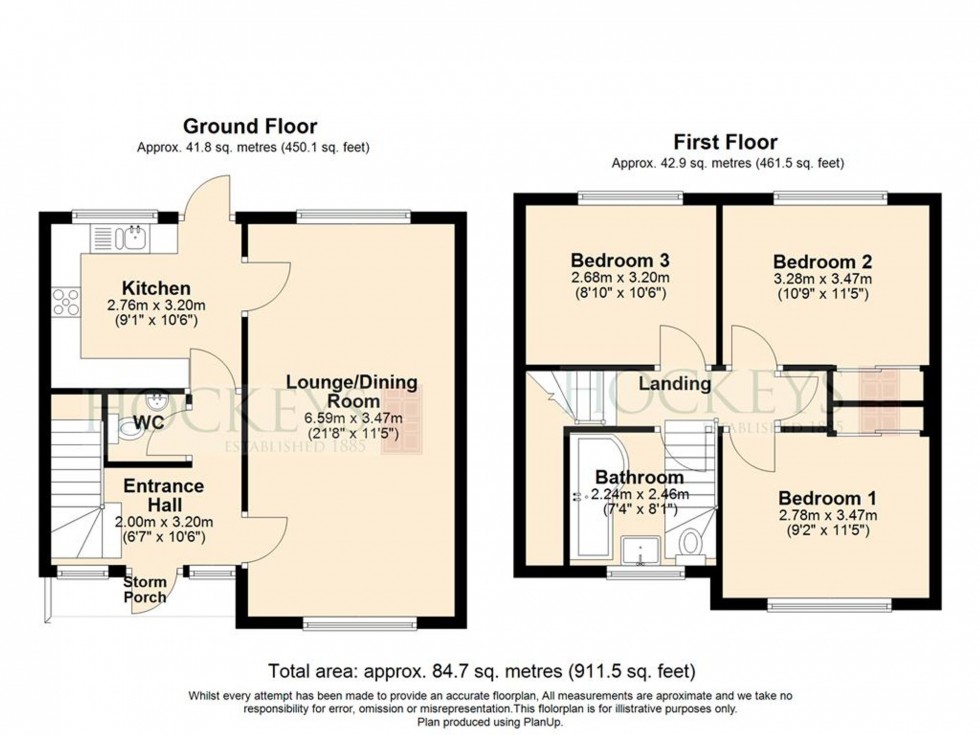 Floorplan for Silverley Way, Ashley, CB8