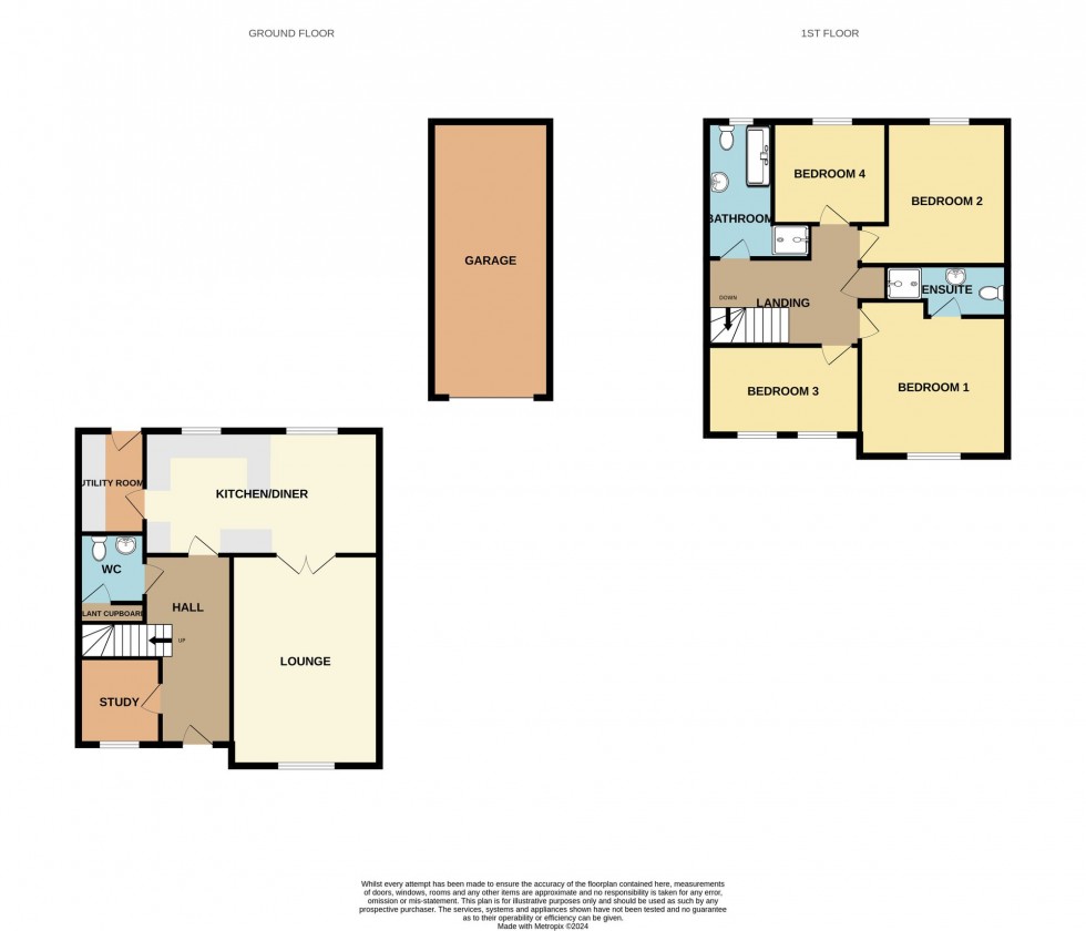 Floorplan for Farm Close, Walton Highway, PE14