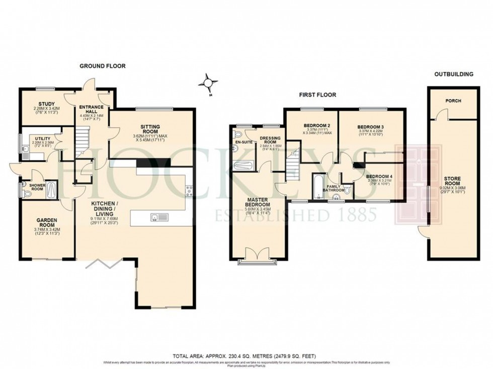 Floorplan for King Edgar Close, Ely, CB6