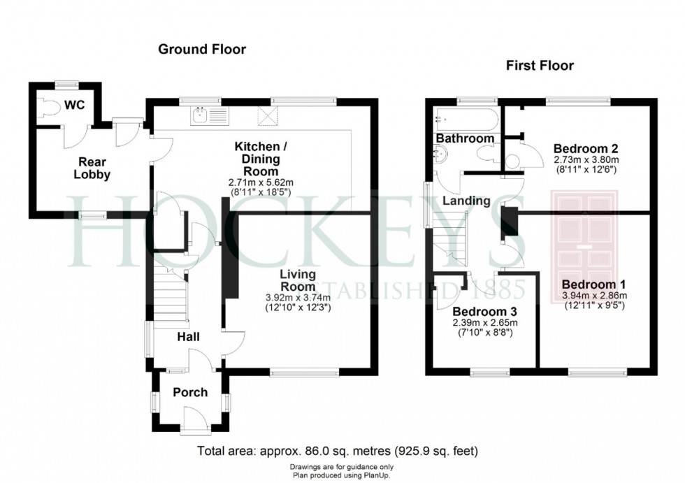 Floorplan for Chalklands, Linton, CB21