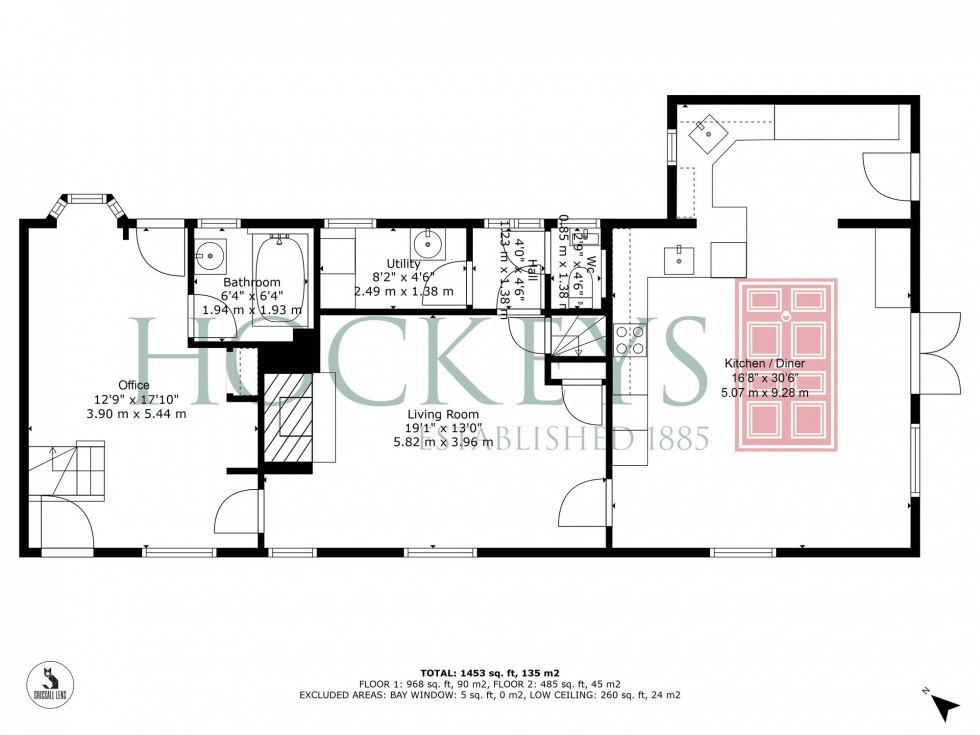 Floorplan for 5 The Grip, Linton, CB21