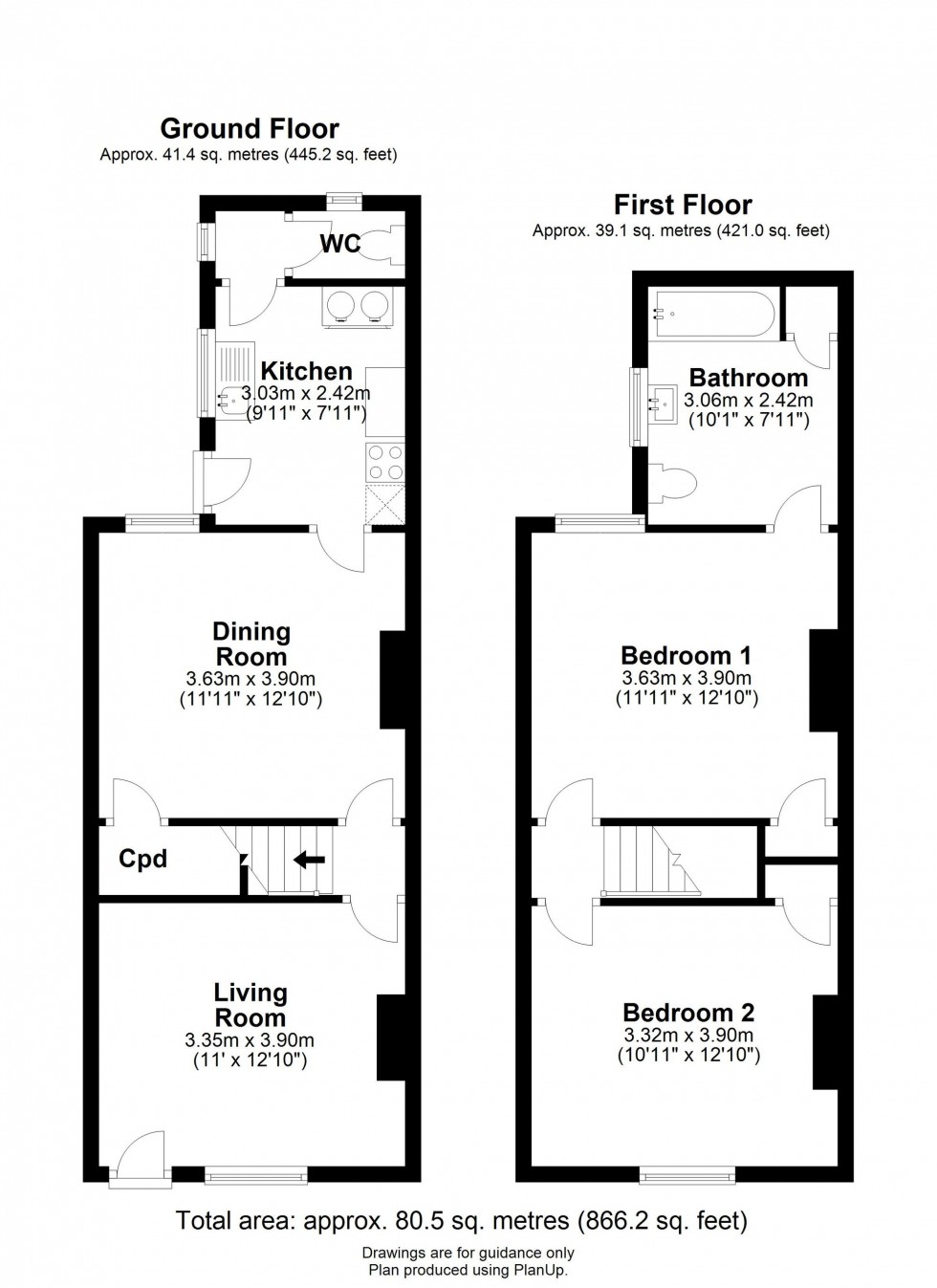 Floorplan for Station Road, Willingham, CB24