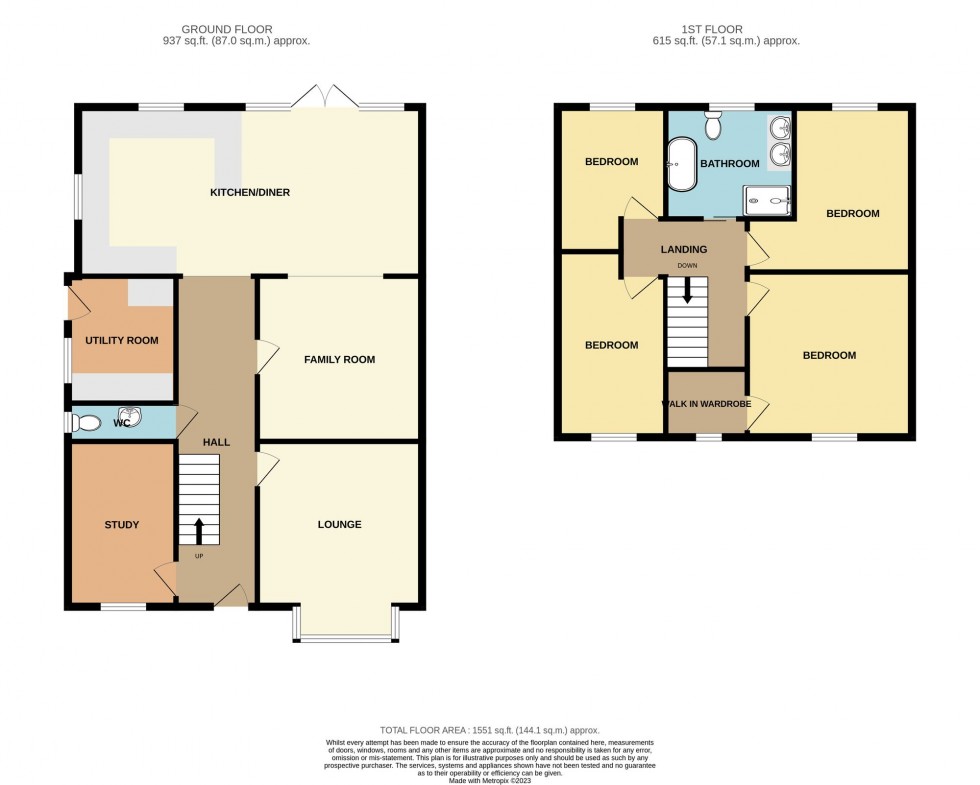 Floorplan for Wimblington Road, March, PE15