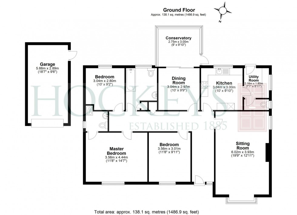 Floorplan for Old Forge Gardens, Chatteris, PE16