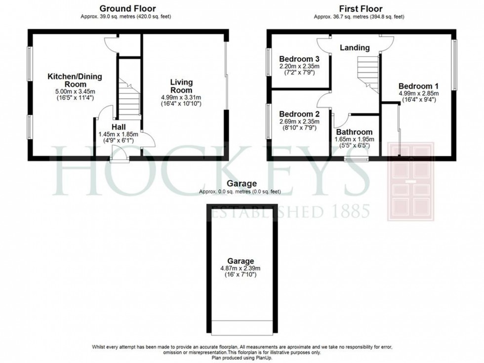 Floorplan for Newell Walk, Cambridge, CB1