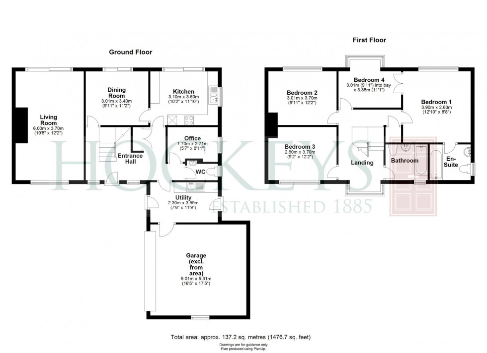 Floorplan for Whines Lane, Over, CB24