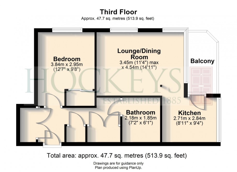 Floorplan for Turing Way, Cambridge, CB3