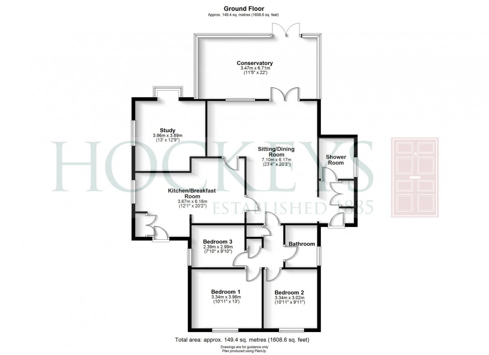 Floorplan for Mailes Close, Barton, CB23