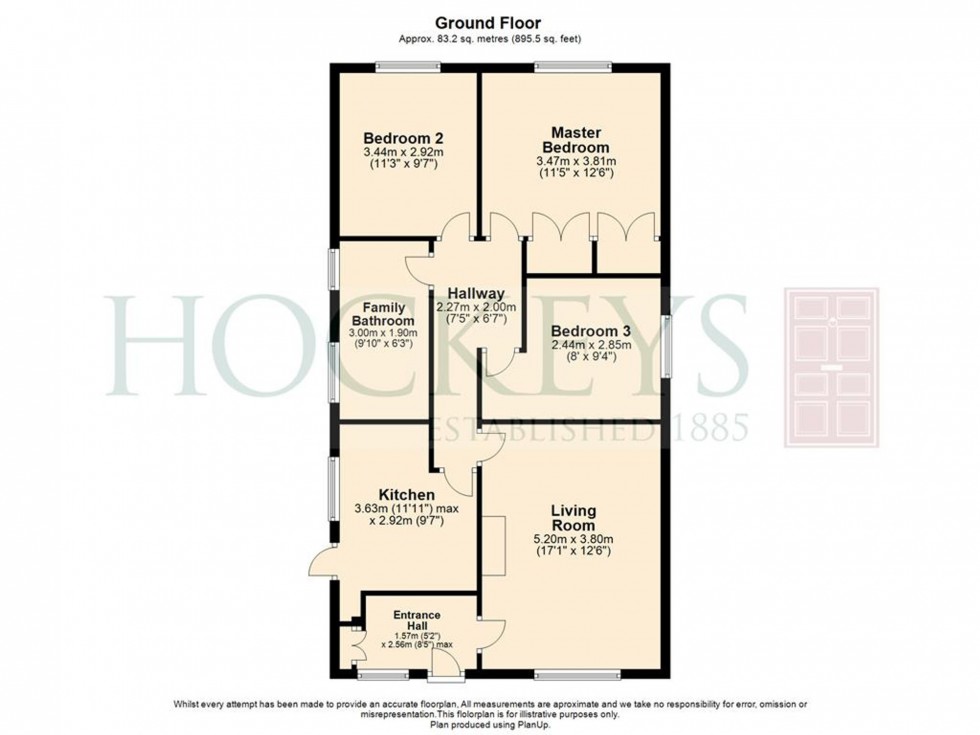 Floorplan for Finchams Close, Linton, CB21