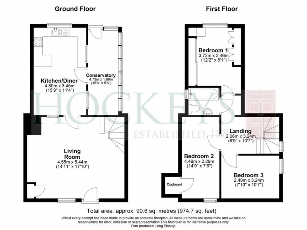 Floorplan for High Street, Babraham, CB22