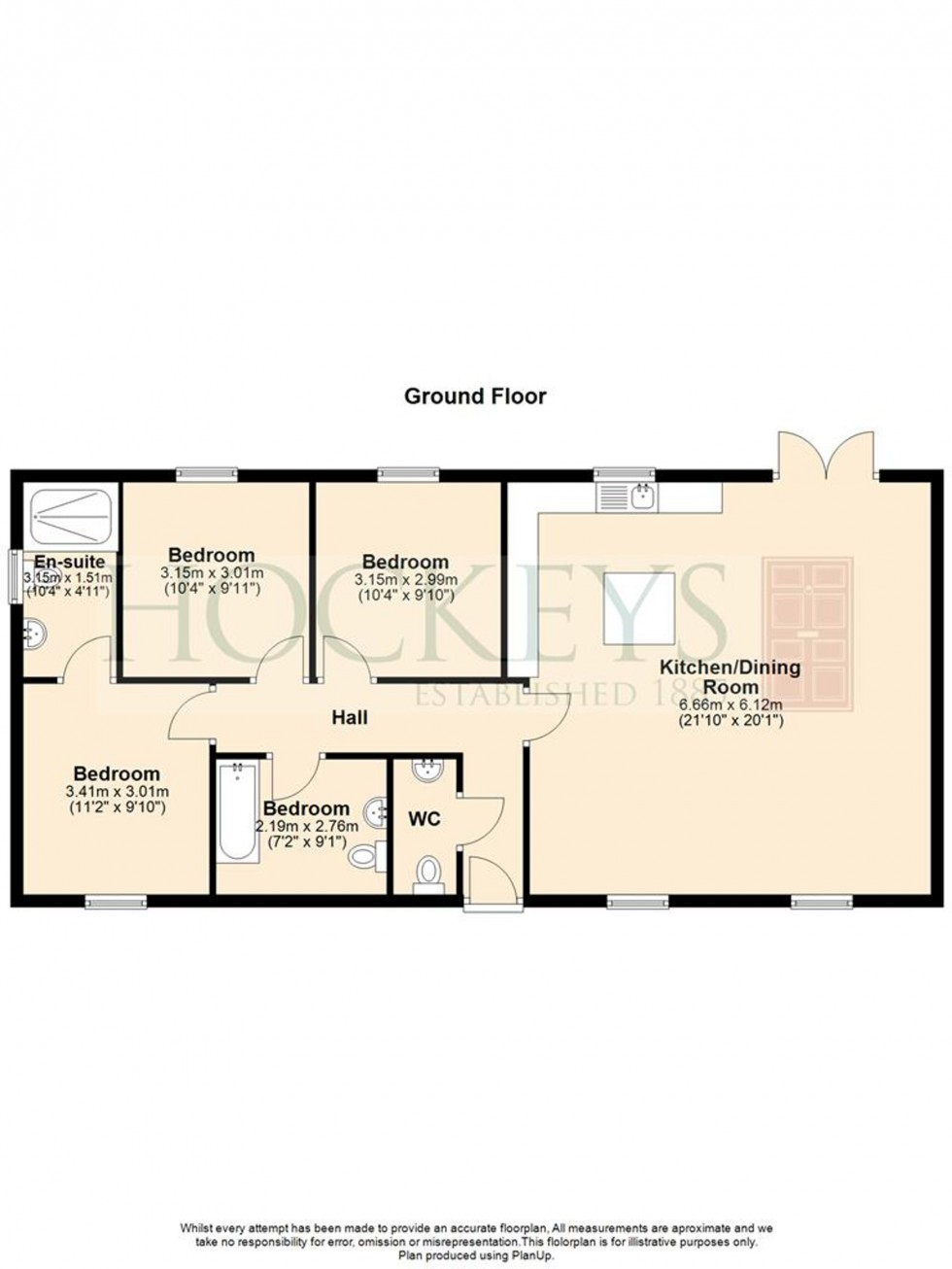 Floorplan for Soham, CB7