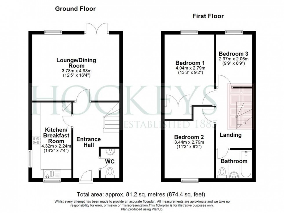 Floorplan for James Wadsworth Close, Over, CB24